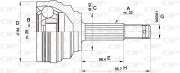 CVJ5389.10 OPEN PARTS sada kĺbov hnacieho hriadeľa CVJ5389.10 OPEN PARTS