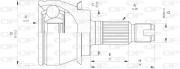 CVJ5488.10 Sada kloubů, hnací hřídel OPEN PARTS