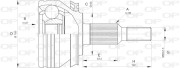 CVJ5581.10 OPEN PARTS sada kĺbov hnacieho hriadeľa CVJ5581.10 OPEN PARTS