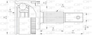 CVJ5596.10 Sada kloubů, hnací hřídel OPEN PARTS