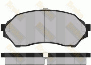 PA1430 Sada brzdových destiček, kotoučová brzda Brake ENGINEERING