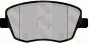 PA1462 Sada brzdových destiček, kotoučová brzda Brake ENGINEERING
