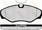 PA1490 Sada brzdových destiček, kotoučová brzda Brake ENGINEERING