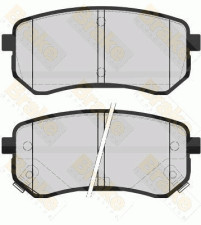 PA1578 Sada brzdových destiček, kotoučová brzda Brake ENGINEERING