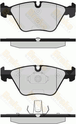 PA1598 Sada brzdových destiček, kotoučová brzda Brake ENGINEERING