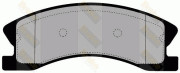 PA1653 Sada brzdových destiček, kotoučová brzda Brake ENGINEERING