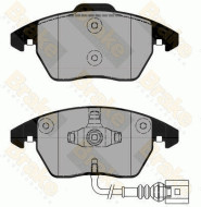 PA1832 Sada brzdových destiček, kotoučová brzda Brake ENGINEERING