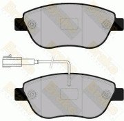 PA1860 Sada brzdových destiček, kotoučová brzda Brake ENGINEERING