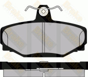 PA555 Sada brzdových destiček, kotoučová brzda Brake ENGINEERING