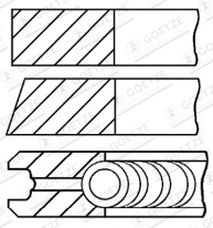 08-126000-00 Sada pístních kroužků GOETZE ENGINE