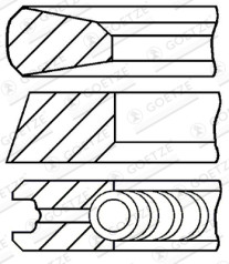 08-427400-00 Sada pístních kroužků LKZ-Ring® GOETZE ENGINE