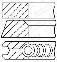 08-433400-00 Sada pístních kroužků Goetze Diamond Coated® GOETZE ENGINE