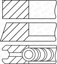 08-439107-10 Sada pístních kroužků LKZ-Ring® GOETZE ENGINE