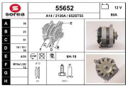 55652 Alternátor EAI