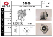 55669 EAI alternátor 55669 EAI