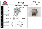 55708 Alternátor EAI