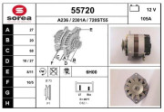 55720 EAI alternátor 55720 EAI