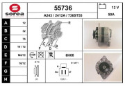 55736 EAI alternátor 55736 EAI