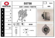 55758 Alternátor EAI