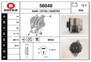 56040 Alternátor EAI