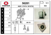 56281 EAI alternátor 56281 EAI