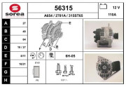 56315 EAI alternátor 56315 EAI