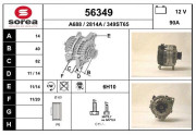 56349 Alternátor EAI