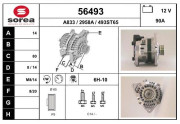 56493 EAI alternátor 56493 EAI