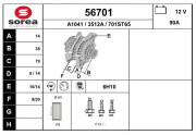 56701 Alternátor EAI