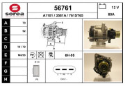 56761 EAI alternátor 56761 EAI