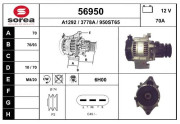 56950 EAI alternátor 56950 EAI