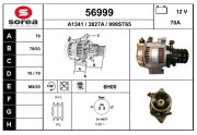 56999 EAI alternátor 56999 EAI