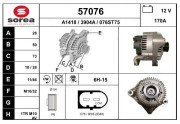 57076 Alternátor EAI