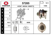 57205 EAI alternátor 57205 EAI