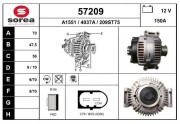 57209 EAI alternátor 57209 EAI