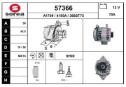 57366 EAI alternátor 57366 EAI