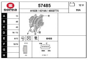 57485 EAI alternátor 57485 EAI