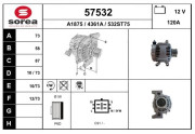 57532 Alternátor EAI