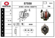 57550 EAI alternátor 57550 EAI