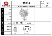 57614 EAI alternátor 57614 EAI