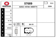 57689 EAI alternátor 57689 EAI