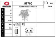 57700 Alternátor EAI