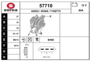 57710 EAI alternátor 57710 EAI