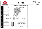 57718 Alternátor EAI