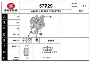 57729 EAI alternátor 57729 EAI