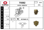 75582 EAI alternátor 75582 EAI