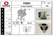 75591 EAI alternátor 75591 EAI