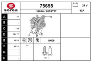 75655 EAI alternátor 75655 EAI