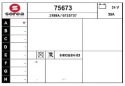 75673 EAI alternátor 75673 EAI