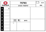 75793 EAI alternátor 75793 EAI